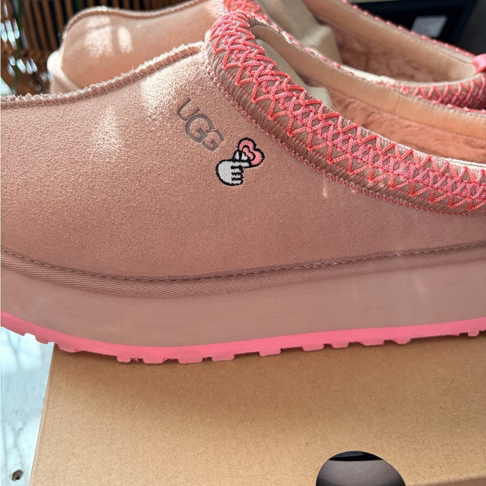 UGG Brown and Pink Tazz Love 25 Slip-Ons
Limited edition
